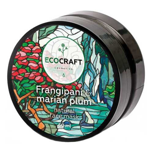 Маска для лица Ecocraft Natural Hydrogel Face Mask Frangipani and marian plum 60 мл в Магнит Косметик