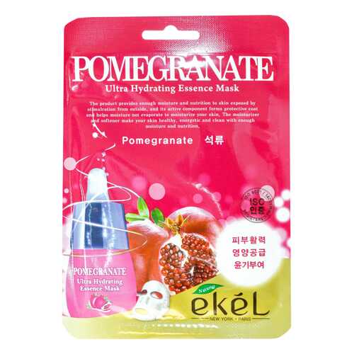 Маска для лица Ekel Pomegranate Ultra Hydrating Essence Mask 25 г в Магнит Косметик