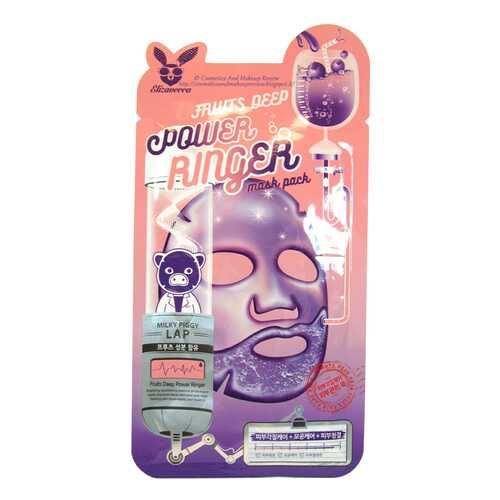 Маска для лица Elizavecca Fruits Deep Power Ringer Mask Pack 23 мл в Магнит Косметик