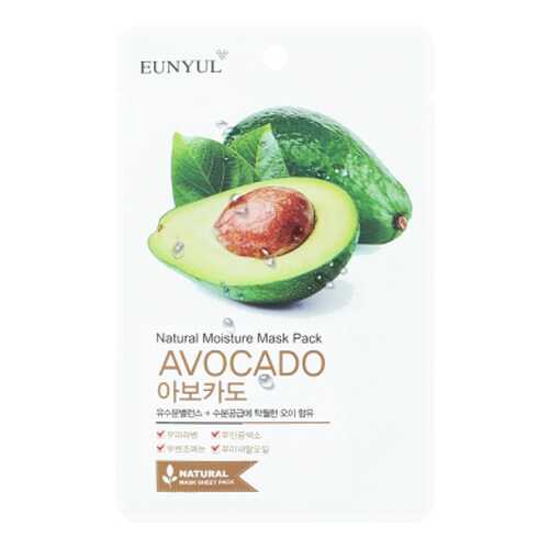 Маска для лица Eunyul Mosture Mask Pack Avocado 22 мл в Магнит Косметик