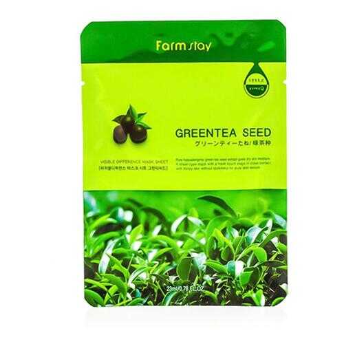 Маска для лица FarmStay с экстрактом семян зеленого чая, 23мл в Магнит Косметик
