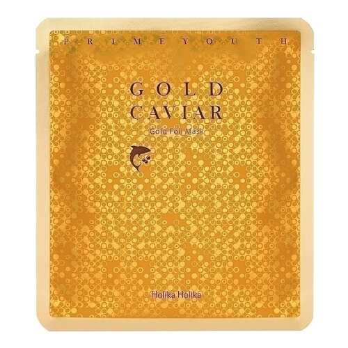 Маска для лица Holika Holika Prime Youth Gold Caviar Gold Foil Mask 25 мл в Магнит Косметик