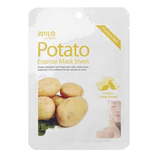 Маска для лица LA MISO Potato essence Mask Sheet 21 г в Магнит Косметик