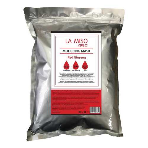 Маска для лица LA MISO Red Ginseng Modeling Mask 1000 г в Магнит Косметик