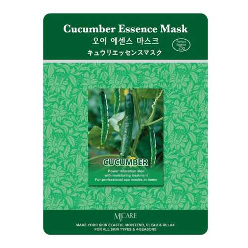 Маска для лица Mijin Cucumber Essence Mask 23 г в Магнит Косметик