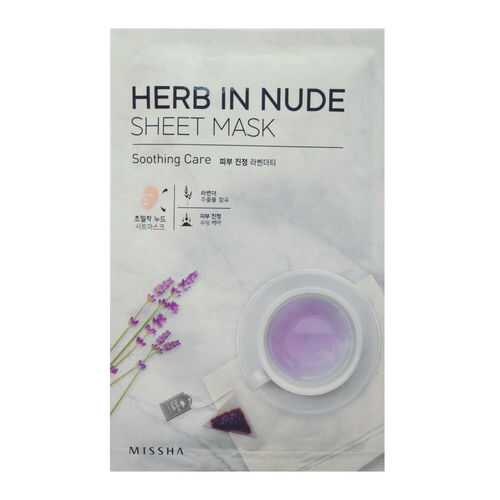 Маска для лица Missha Herb In Nude Sheet Mask Soothing Care 23 г в Магнит Косметик