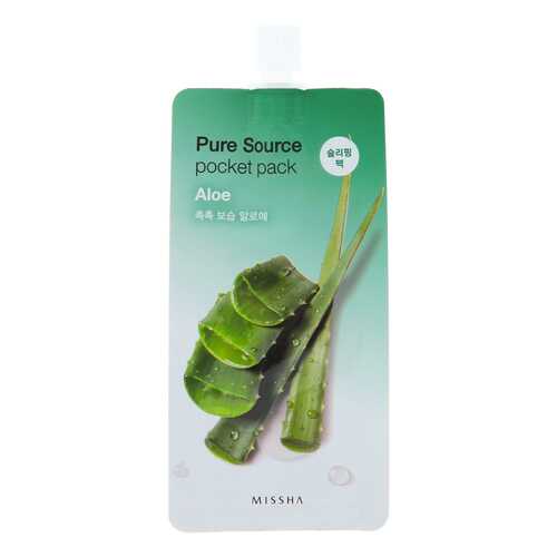 Маска для лица MISSHA Pure Source Pocket Pack - Aloe 10 мл в Магнит Косметик