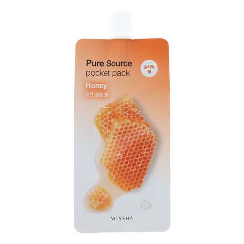 Маска для лица MISSHA Pure Source Pocket Pack - Honey 10 мл в Магнит Косметик