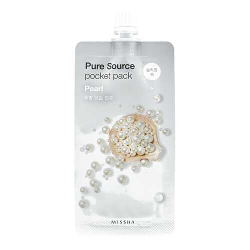 Маска для лица Missha Pure Source Pocket Pack - Pearl 10 мл в Магнит Косметик