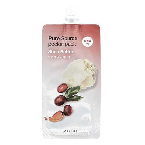 Маска для лица MISSHA Pure Source Pocket Pack - Shea Butter 10 мл в Магнит Косметик