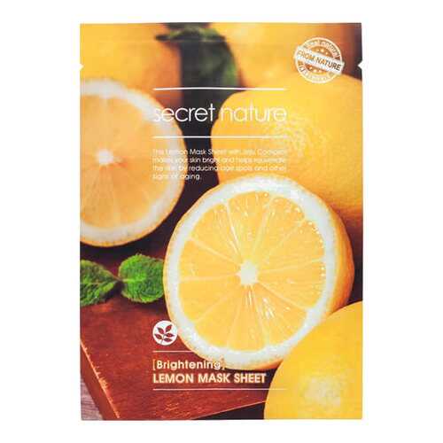 Маска для лица Secret Nature Brightening Lemon 25 мл в Магнит Косметик