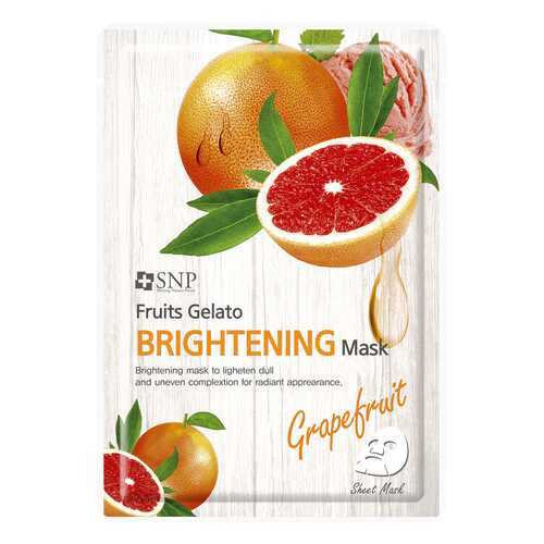 Маска для лица SNP Fruits Gelato Brightening Mask 25 мл в Магнит Косметик