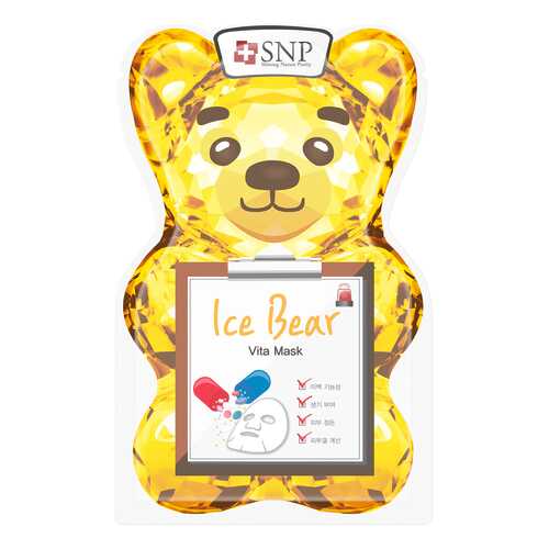 Маска для лица SNP Ice Bear Vita Mask 33 мл в Магнит Косметик