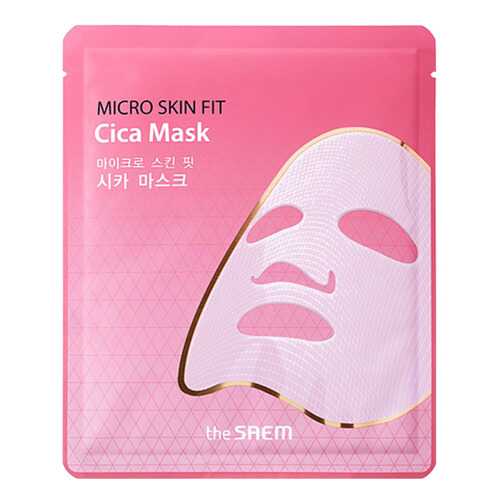 Маска для лица The Saem Micro Skin Fit Cica Mask 27 г в Магнит Косметик