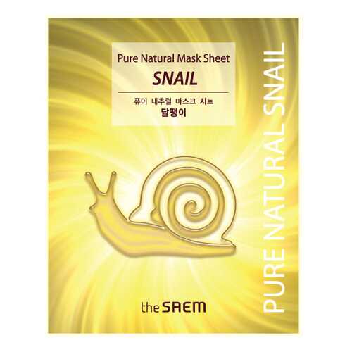 Маска для лица the SAEM Pure Natural Mask Sheet Snail 20 мл в Магнит Косметик