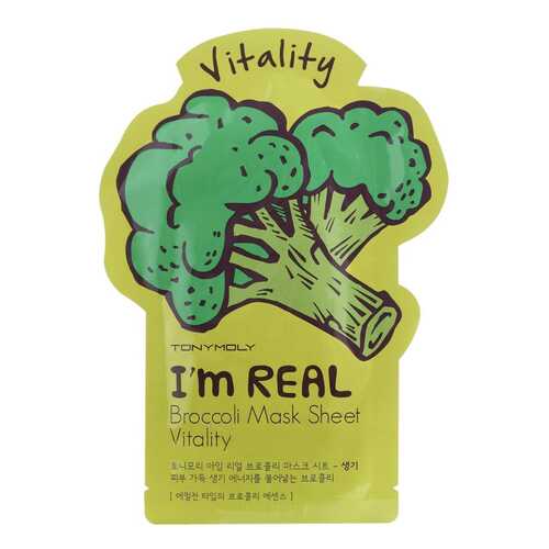 Маска для лица Tony Moly I'm Real Broccoli 21 мл в Магнит Косметик