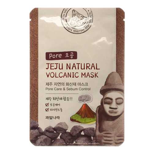 Маска для лица Welcos Jeju Natural Volcanic Mask Pore Care & Sebum Control 20 мл в Магнит Косметик