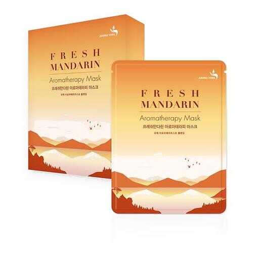 Маска Свежий МАНДАРИН Aroma Yong Fresh Mandarin Aromatherapy Mask, 27 гр в Магнит Косметик