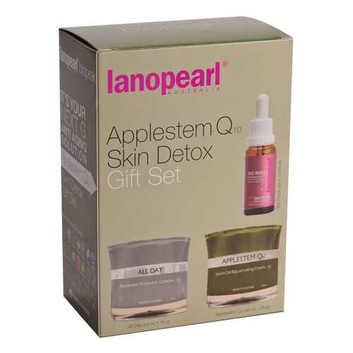 Набор косметики для лица Lanopearl Applestem Q10 Skin Detox Gift Set в Магнит Косметик