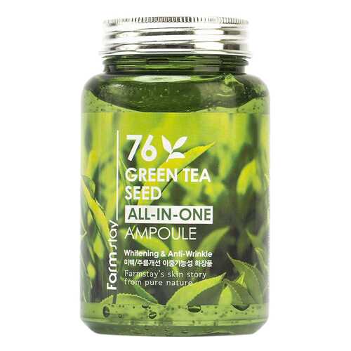 Сыворотка для лица FarmStay 76 Green Tea All-In-One Ampoule 250 мл в Магнит Косметик