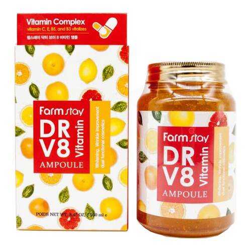 Сыворотка с витаминным комплексом FarmStay DR-V8 VITAMIN AMPOULE 250 мл в Магнит Косметик