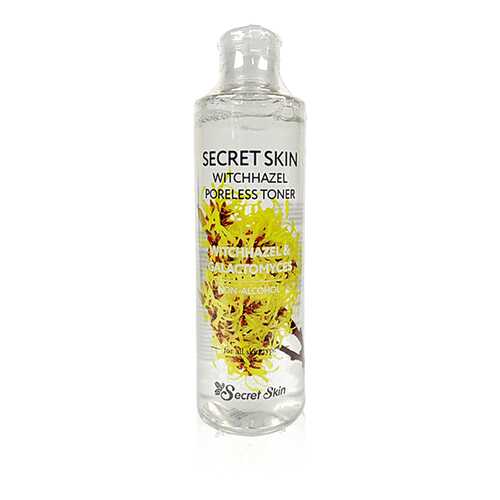 Тонер для лица с экстрактом гамамелиса SECRETSKIN Witchhazel Poreless Toner 250мл в Магнит Косметик