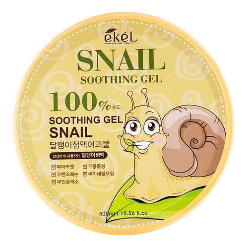 Успокаивающий гель Ekel Soothing Gel Snail с улиточным муцином 300 г в Магнит Косметик