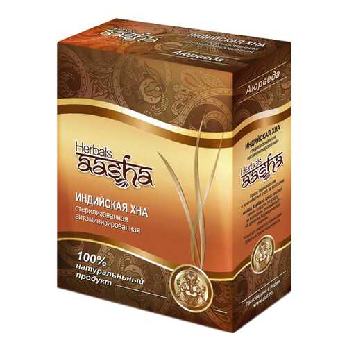 Краска для волос Aasha Herbals Хна Витаминизированная 80 г в Магнит Косметик