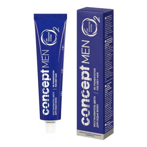 Краска для волос Concept Men Recolor Cream for Grey Hair Пепельно-русый 60 мл в Магнит Косметик