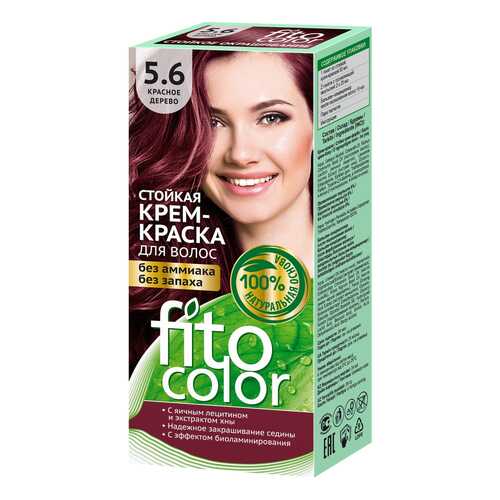 Краска для волос Фитокосметик FitoColor 5.6 Красное дерево 115 мл в Магнит Косметик