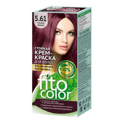 Краска для волос Фитокосметик FitoColor 5.61 Спелая вишня 115 мл в Магнит Косметик
