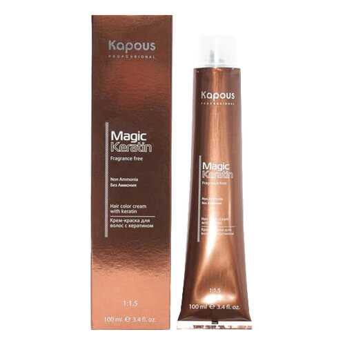 Краска для волос Kapous Professional Non Ammonia Magic Keratin 7 Насыщенный блонд 100 мл в Магнит Косметик