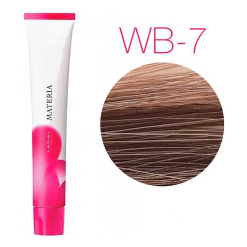 Краска для волос Lebel Materia WB7 блондин теплый коричневый 80 мл в Магнит Косметик