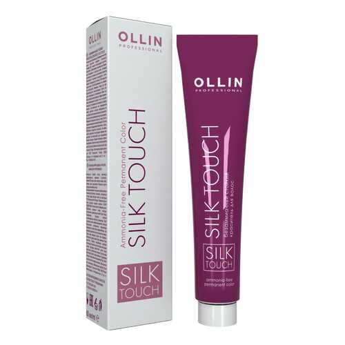 Краска для волос Ollin Professional Silk Touch 5/7 Светлый шатен коричневый 60 мл в Магнит Косметик