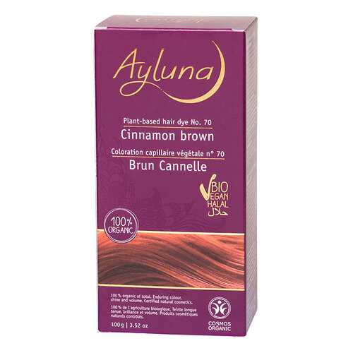 Краска для волос растительная №70 «Коричный коричневый» AYLUNA, 100 г в Магнит Косметик