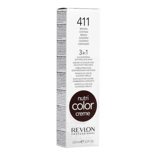 Краска для волос Revlon Professional Nutri Color Creme 411 Коричневый 100 мл в Магнит Косметик