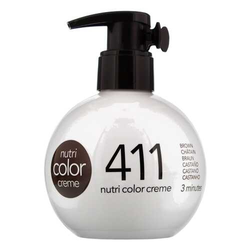 Краска для волос Revlon Professional Nutri Color Creme 411 Коричневый 270 мл в Магнит Косметик