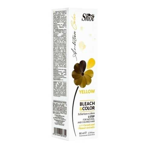 Краска для волос Shot Bleach&Color Yellow 80 мл в Магнит Косметик