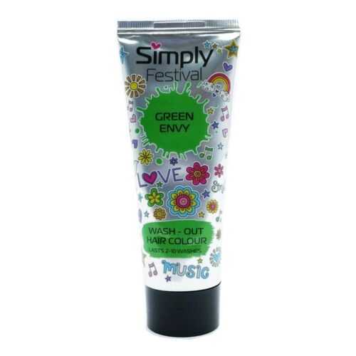 Краска для волос Simply Festival Green Envy Зеленая зависть Mellor&Russell, 75 мл в Магнит Косметик