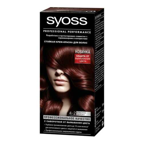 Краска для волос Syoss Color 4-2 Красное дерево 50мл в Магнит Косметик
