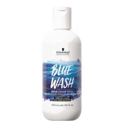 Тонер для волос Schwarzkopf Color Wash Blue Синий 300 мл в Магнит Косметик