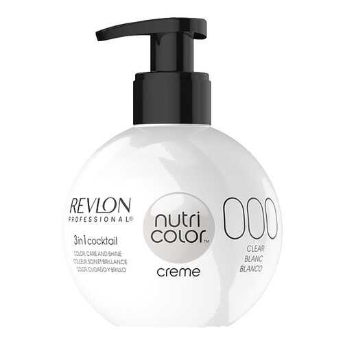 Тонирующий бальзам Revlon Professional Nutri Color Creme White 000 Белый 250 мл в Магнит Косметик