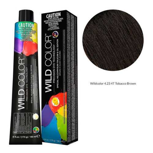 Wildcolor - Стойкая крем-краска Permanent Hair Color 4.23 4T Табачно-коричневый 180 мл в Магнит Косметик