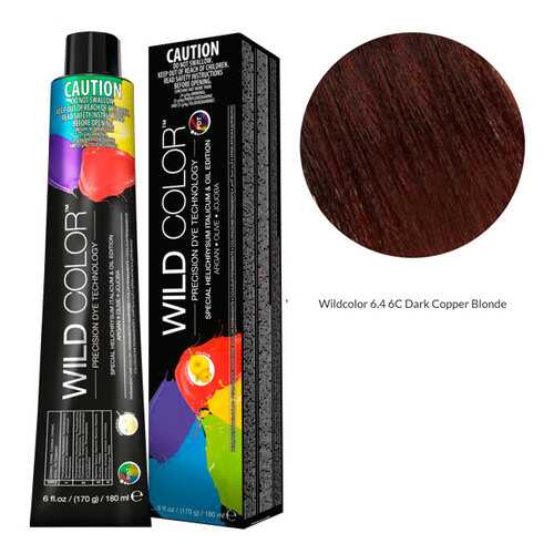 Wildcolor - Стойкая крем-краска Permanent Hair Color 6.4 6C Темно-медный блонд 180 мл в Магнит Косметик