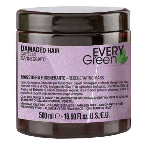 Маска для волос Dikson Every Green Damaged Hair Mashera Rigenerante 500 мл в Магнит Косметик