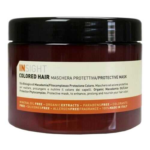 Маска защитная для окрашенных волос Insight Colored Hair Protective Mask 500 мл в Магнит Косметик