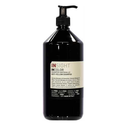 Шампунь для нейтрализации желтого оттенка волос Insight Incolor AntiYellow Shampoo 900 мл в Магнит Косметик