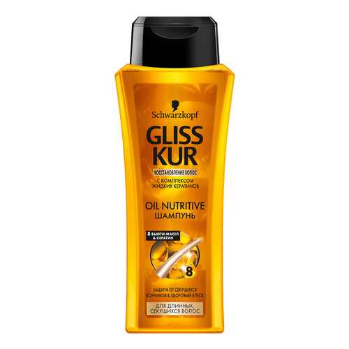 Шампунь GLISS KUR Oil Nutritive 400 мл в Магнит Косметик