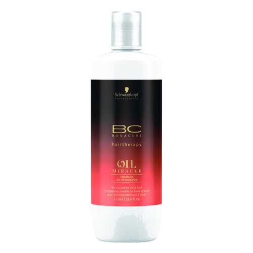 Шампунь Schwarzkopf Professional Bonacure Oil Miracle, 1000мл, для жёстких и толстых волос в Магнит Косметик