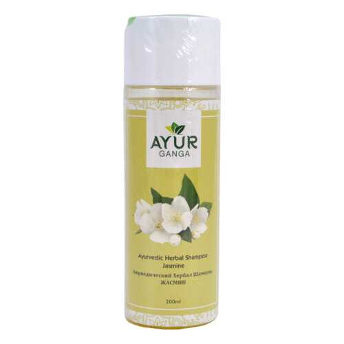 Шампунь ЖАСМИН (Ayurvedic Herbal Shampoo JASMINE) AYUR GANGA, 200мл в Магнит Косметик